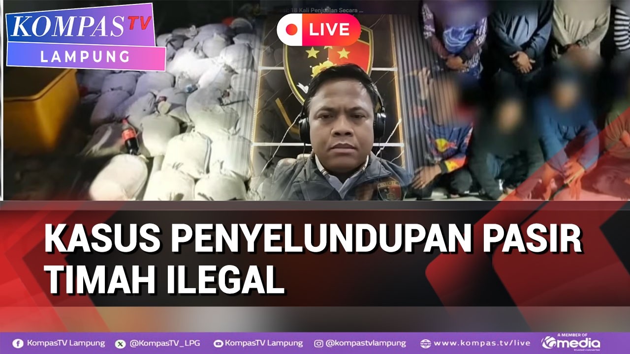 Kasus Penyelundupan 7,5 Ton  Pasir Timah Ilegal ke Malaysia