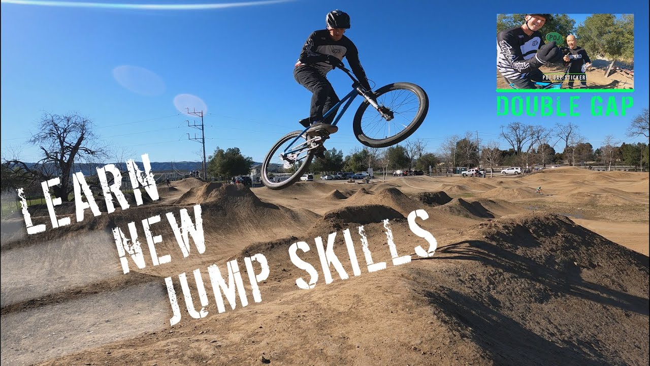 Learning How to Jump Doubles at Pleasanton BMX Park in California