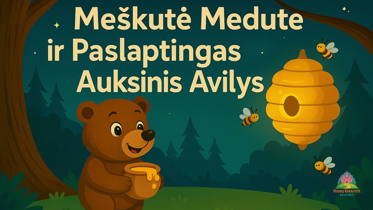 Pasaka apie Meškutę Medutę | Kaip saldumas gimsta širdyje, o ne ąsotėlyje | Pasakų Karalystė Vaikams