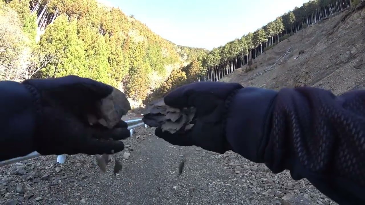 260214【大日春埜高塚山サイクリング】３　がれて春埜山大光寺