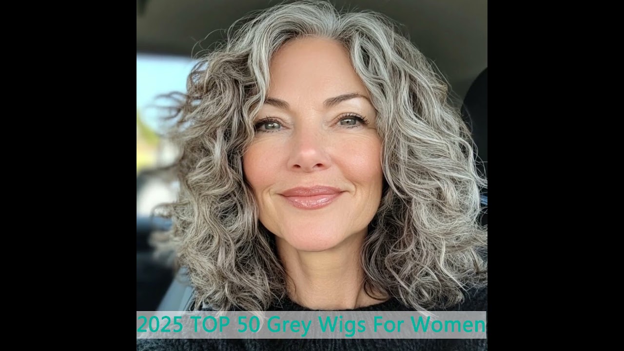 2025 Top 50 Grey Wigs For Women Transform Your Look #wigs #hairstyle