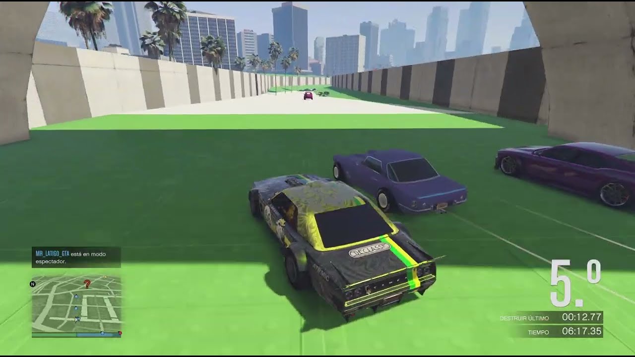 El ÚLTIMO EXPLOTA en Larga Distancia de Coches ALEATORIOS! || Gameplay de GTA 5 Online sin Comentar