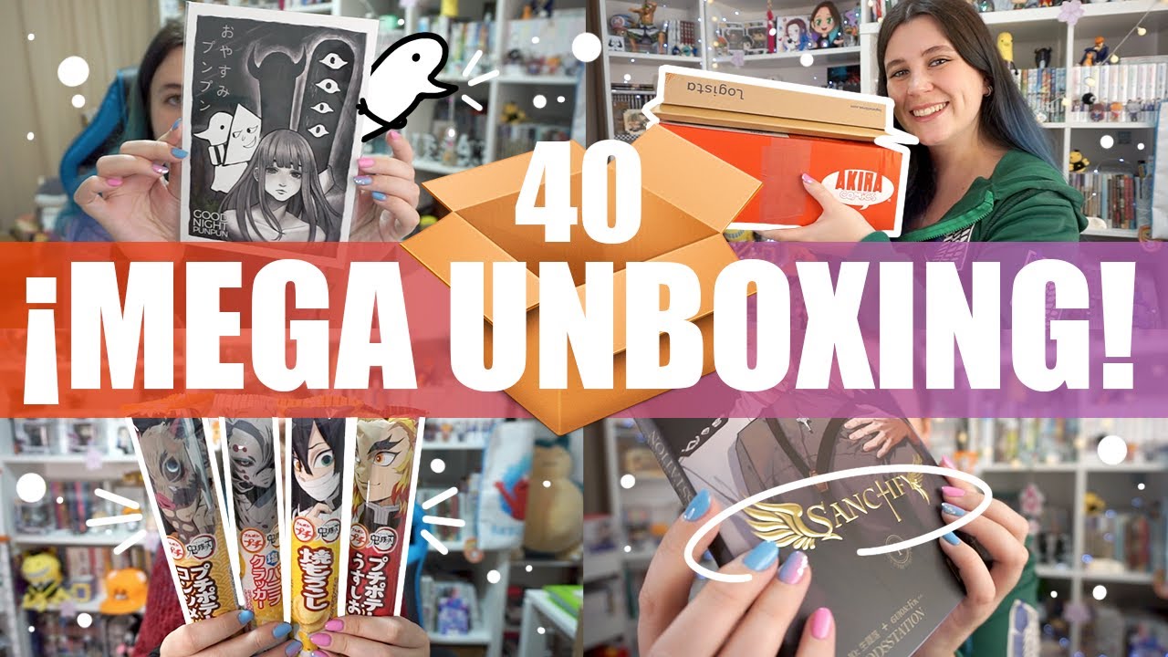 📦 ¡MEGA UNBOXING 40! | Muchos MANGAS, Dulces Japoneses de anime y... ¡SORPRESAS!📦