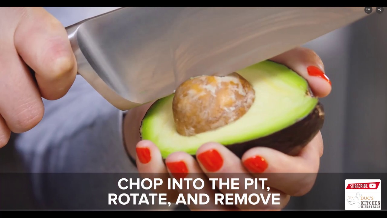 How To Slice an Avocado- Duc's Kitchen
