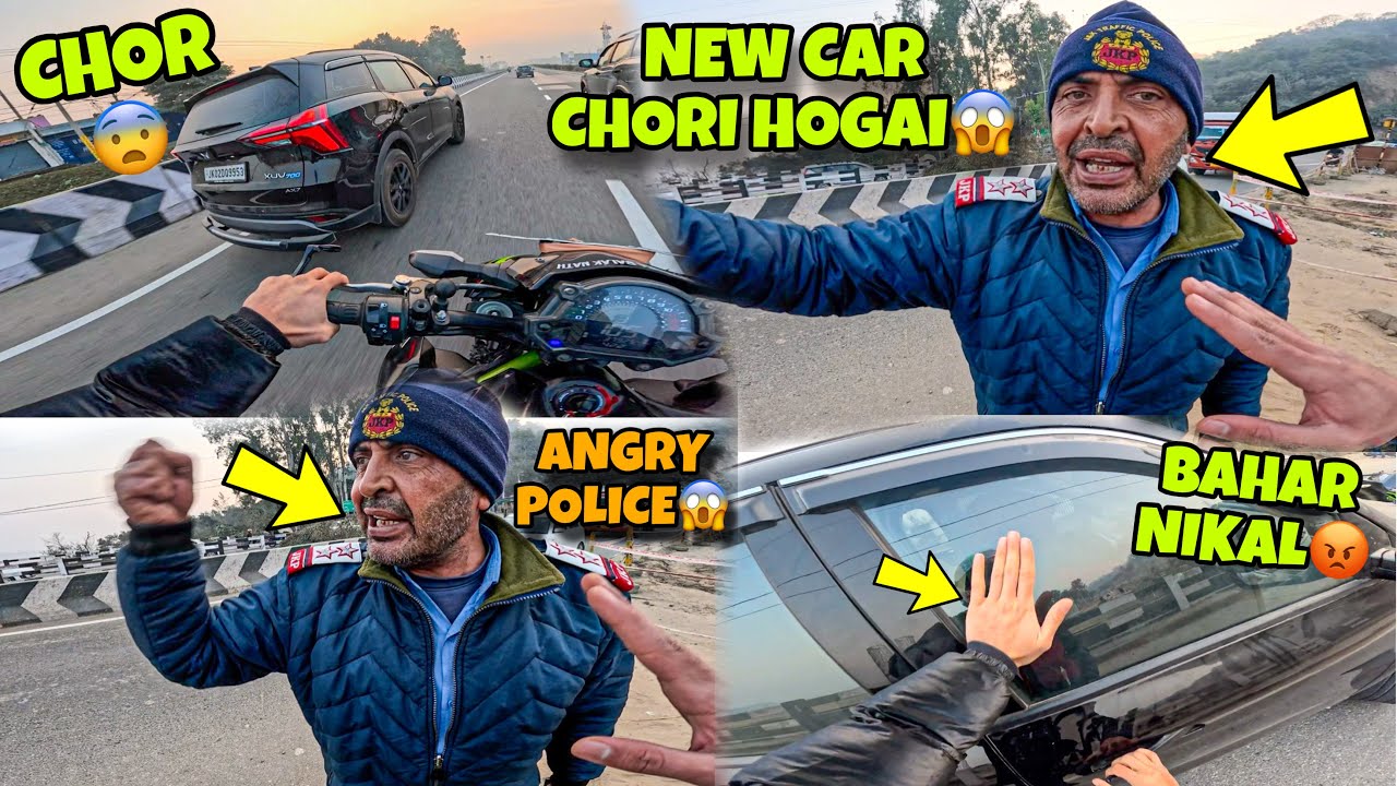 New Car Chori Hogai😨 | Angry Police Caught Chor😱 |  My Family Vlogs 