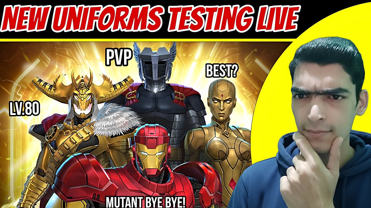 🚨 January Update New Uniforms Testing Live 🚨 Marvel Future Fight