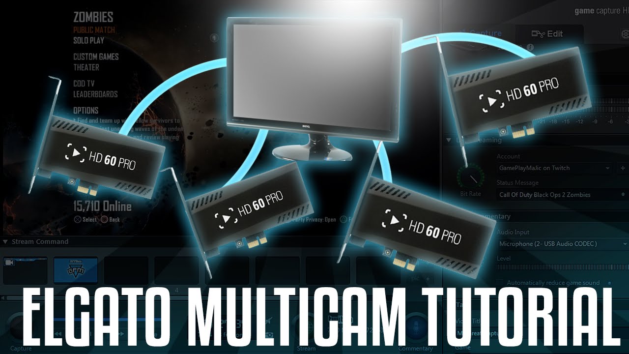 Elgato Multicam Tutorial (w/ Elgato HD60 Pro)