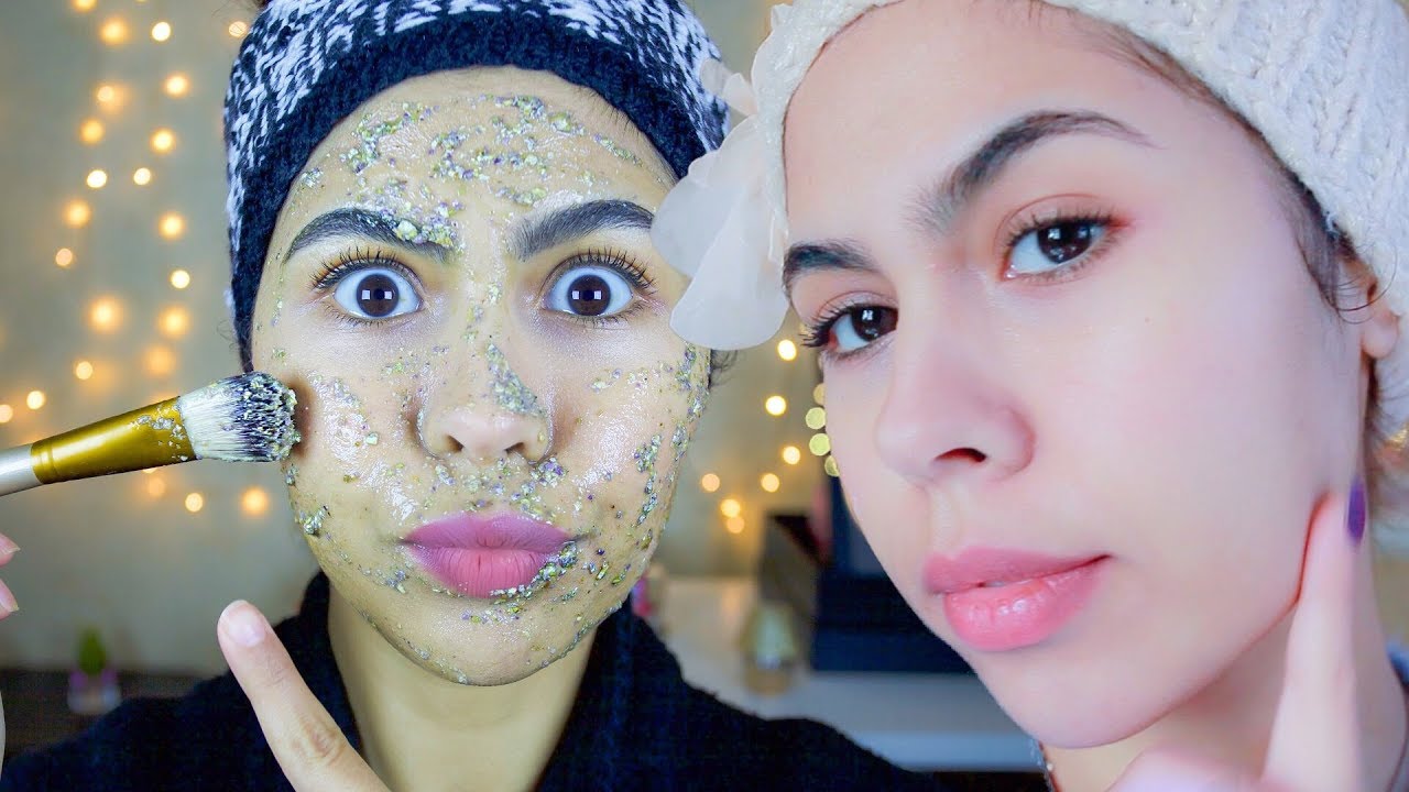 وصفة لشد الوجه و تضييق المسامات و النتيجة مثل عمليات الشد التجميلية No Pores DIY  (eng subs)
