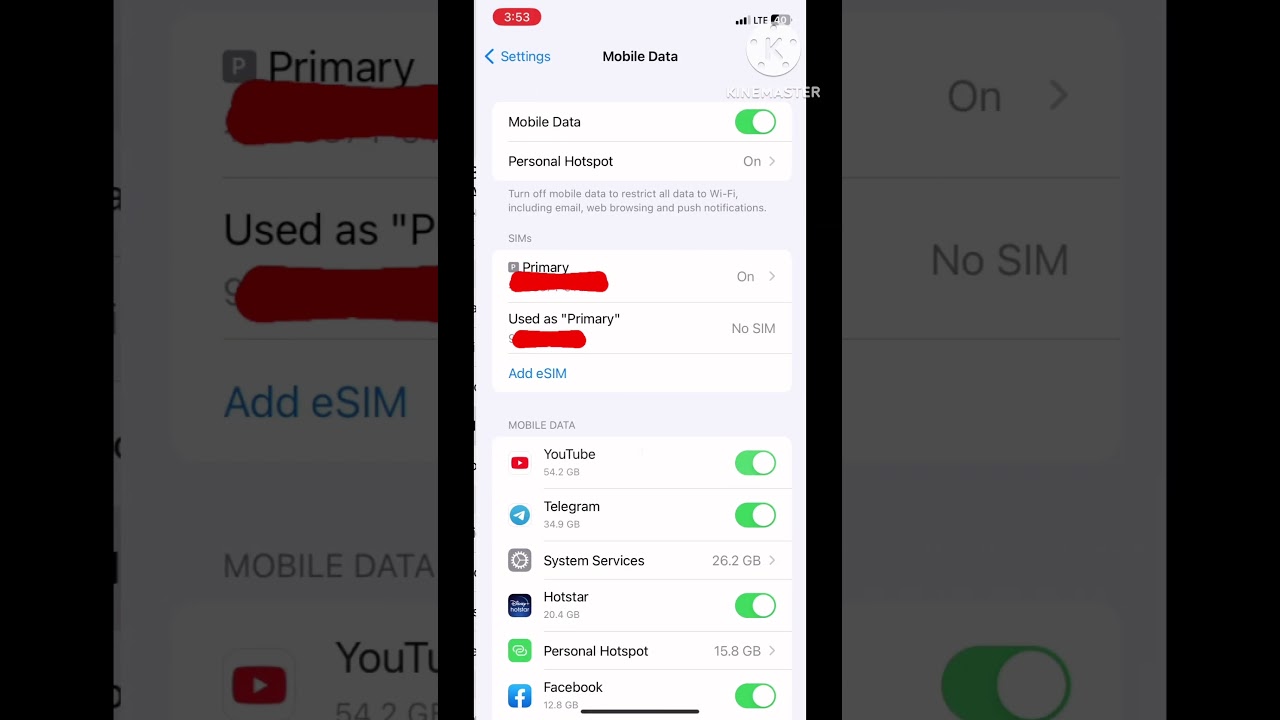 How to  on data roaming on iPhone #shorts