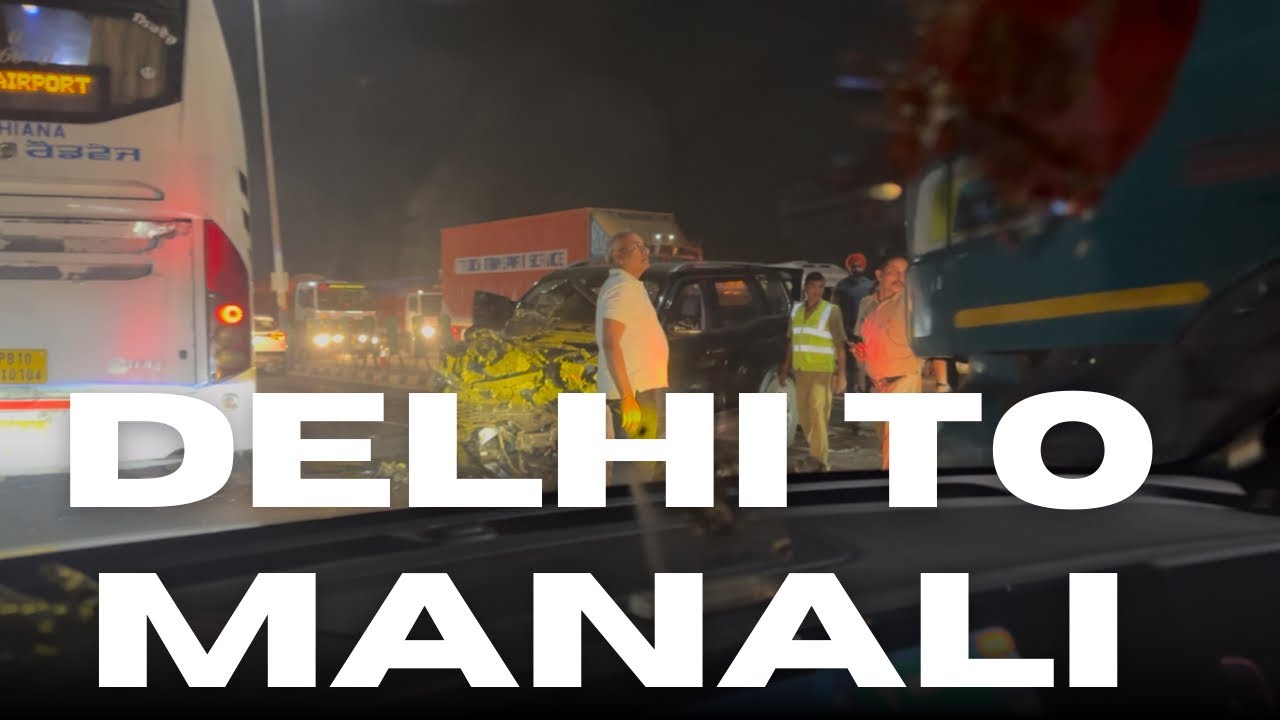 DELHI TO MANALI ❤️ 500km in new Kia Carens Accident Hogya 😰😰 ab kya kre?