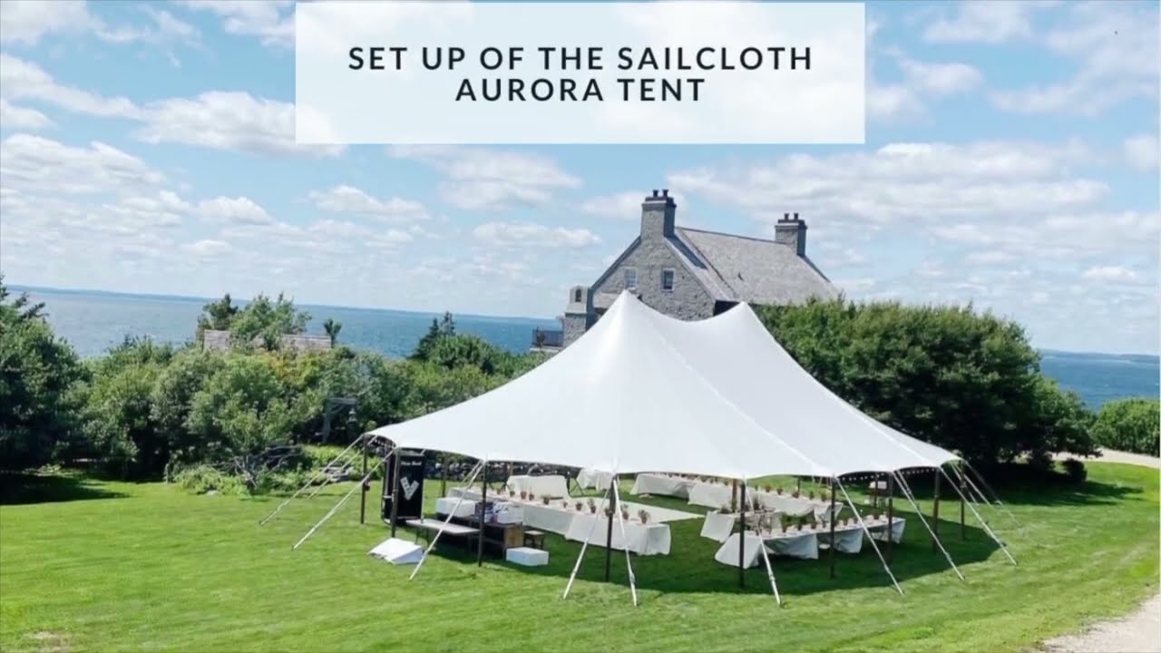 Timelapse - The Aurora Sailcloth Tent
