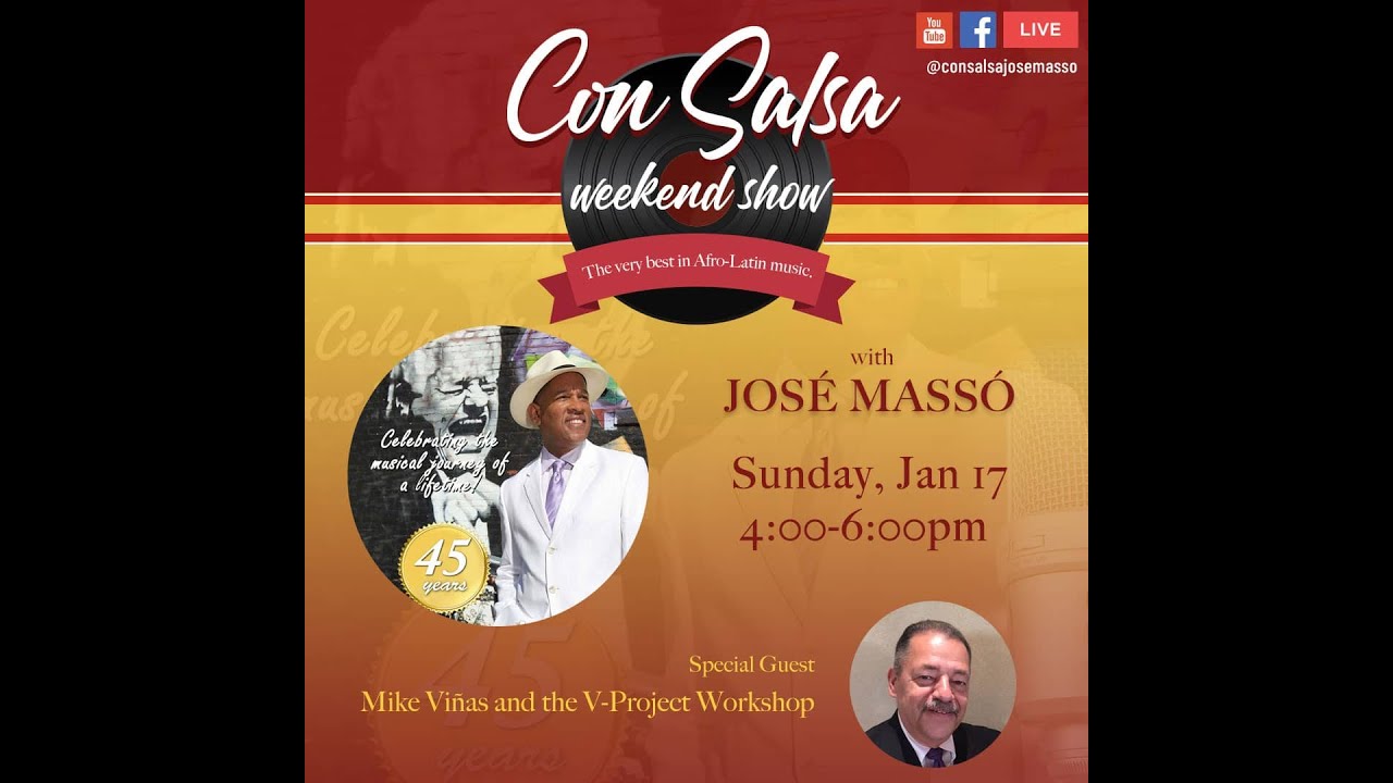 &ldquo;&iexcl;Con Salsa!&rdquo; &ndash; Mike Vi&ntilde;as & The V-Project Workshop, January 17, 2021.