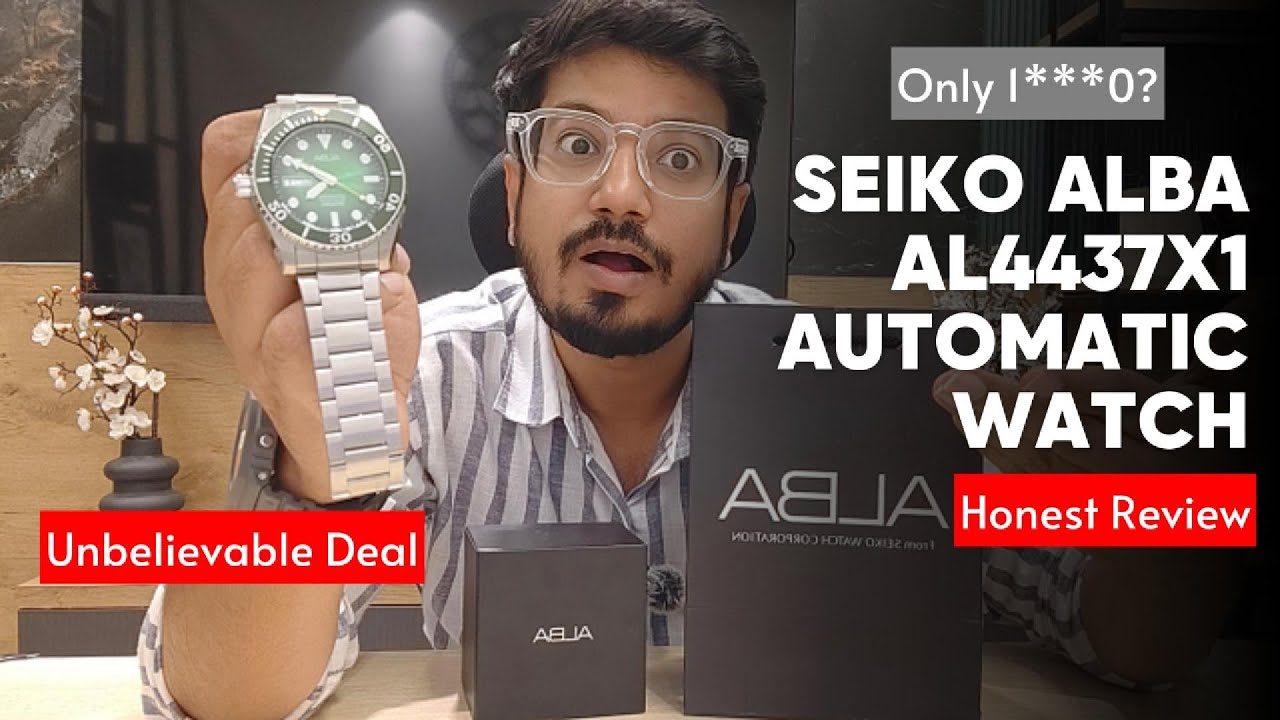 Alba AL4437X1 Green Automatic Watch🔥| Best Budget Automatic Hidden Seiko Gem | Full Hands-On Review