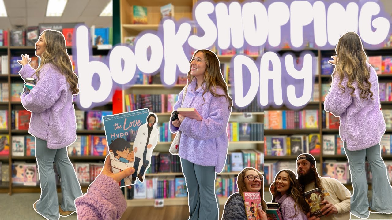 Проведите день за книжным шопингом вместе со мной | Более 20 книг! 📖💌🎀🪩
