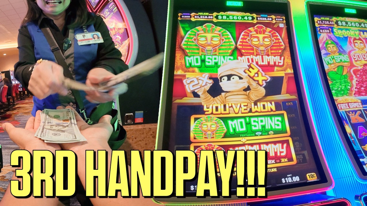 PREDICTED HANDPAY COMES TRUE! Spooky Link 3RD HANDPAY THIS WEEK!!