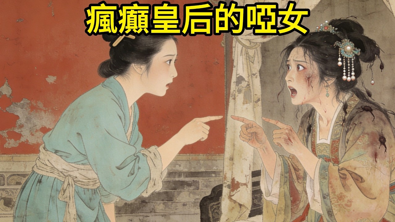 啞女丫鬟被派去伺候瘋癲皇後，日夜不離；某日皇後清醒，看見啞女後崩潰：你竟是我失蹤的女兒#民間故事 #故事頻道 #感人故事 #感人故事 #情感