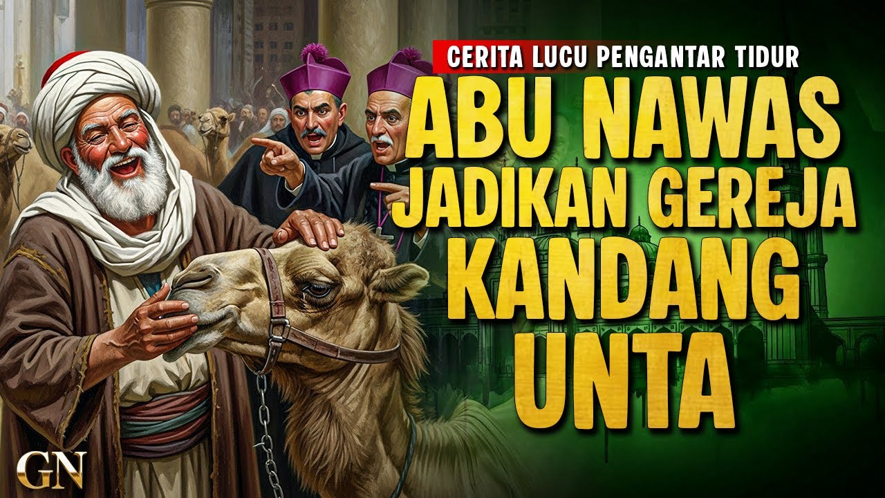 ABU NAWAS JADIKAN GEREJA KANDANG UNTA || CERITA LUCU PENGANTAR TIDUR