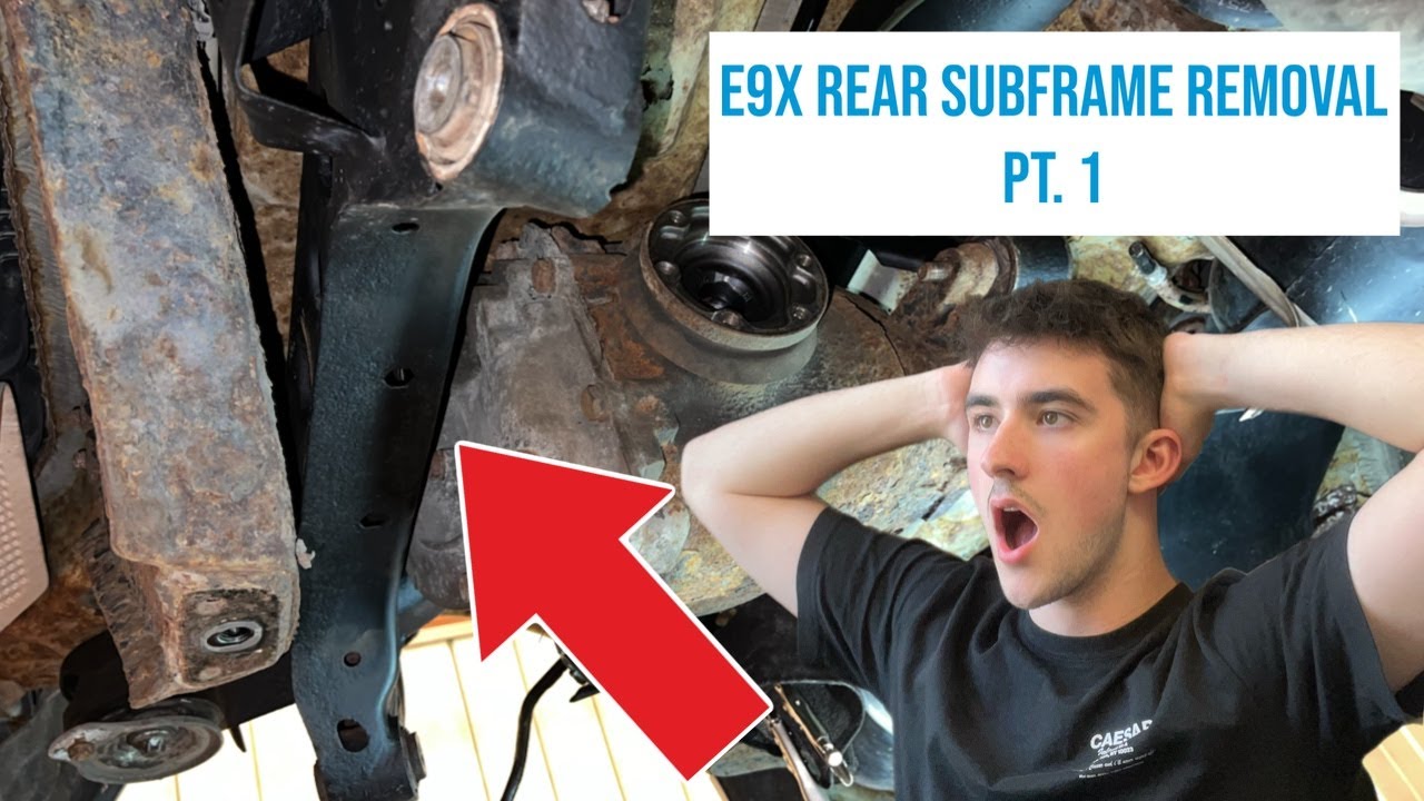 How to remove any E9X rear subframe pt.1 | Track E91 Build Ep.3