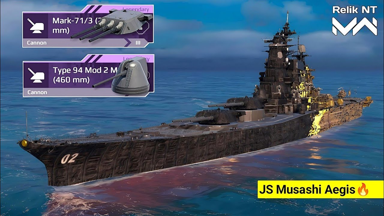 JS Musashi Aegis - The Best Battleship in Modern Warships