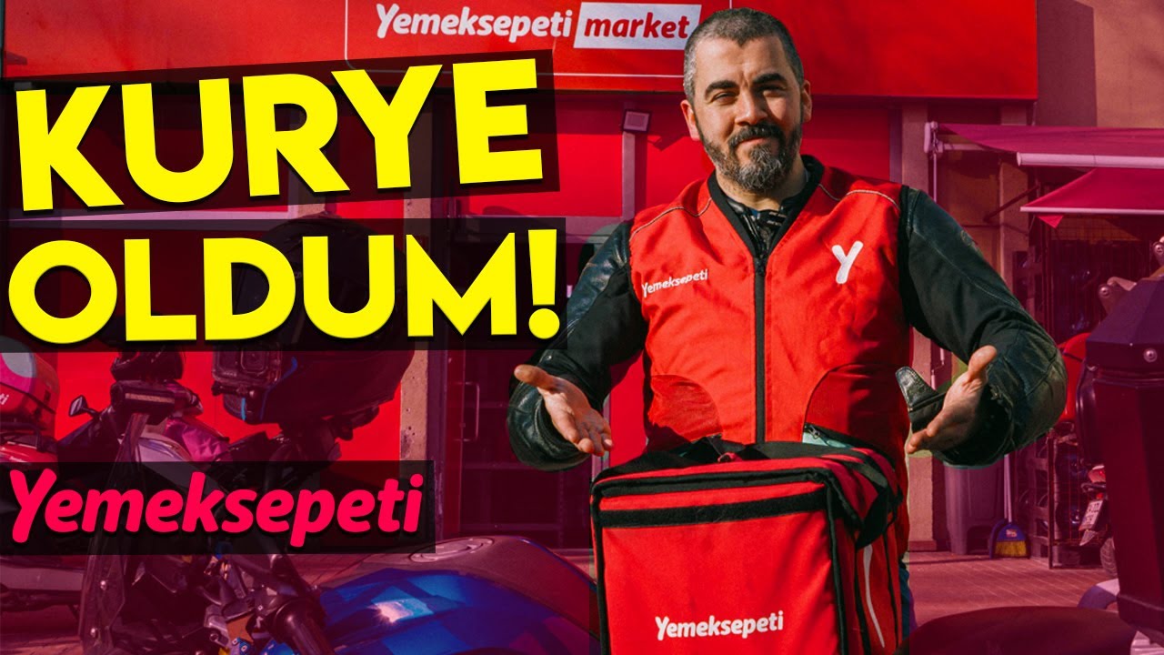 YEMEKSEPETİ KURYESİ OLDUM!