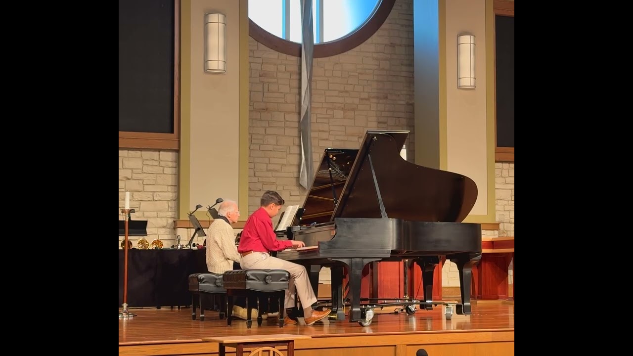 Kabalavsky piano concerto in D Major, No 3, Op 50. Performed by Dr. Nitsch and JD (12 yo) Feb/2025