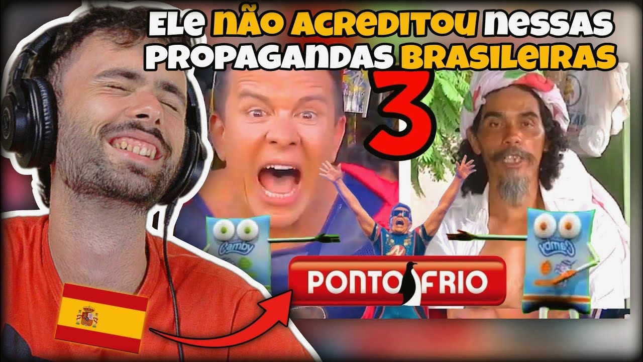 Espanhol reage as PIORES propagandas e comerciais da Televisão | FALA DE TUDO