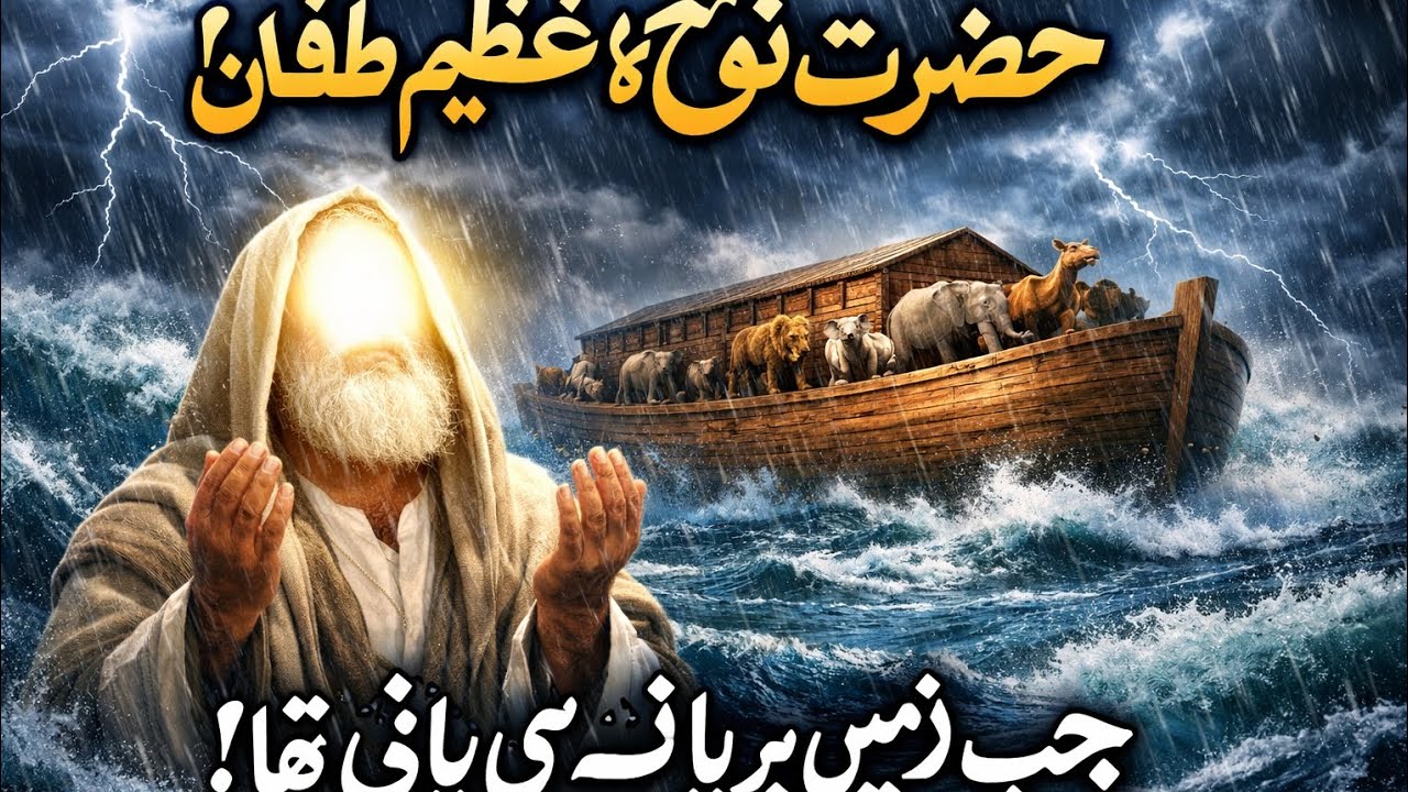 **Hazrat Nooh (A.S) Aur Tufaan Ka Waqia | Sab Se Ibratnaak Kissa!**