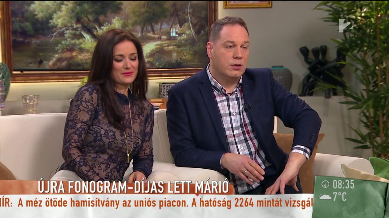 Márió ezért volt megilletődve, amikor átvette a Fonogram-díjat - tv2.hu/mokka