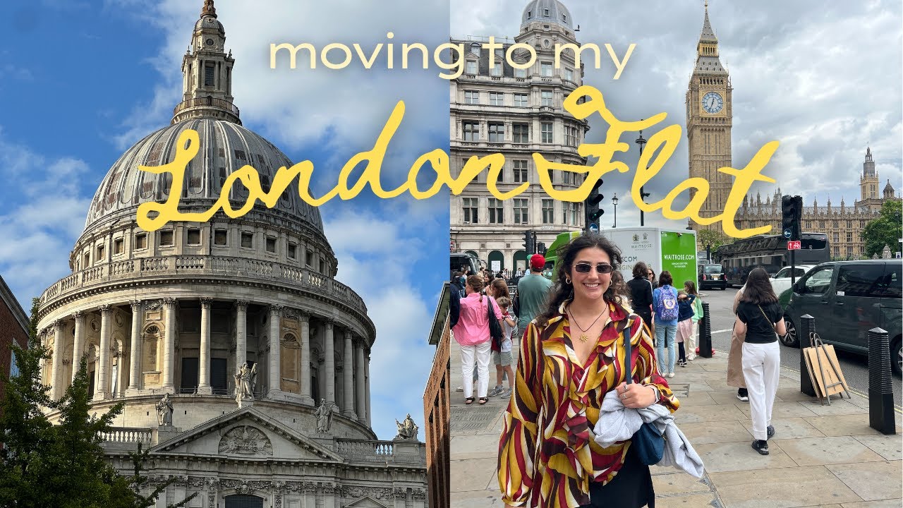 Moving into my new LONDON FLAT | settling in, flat hunting, exploring london, and a chatty vlog 📦🤩