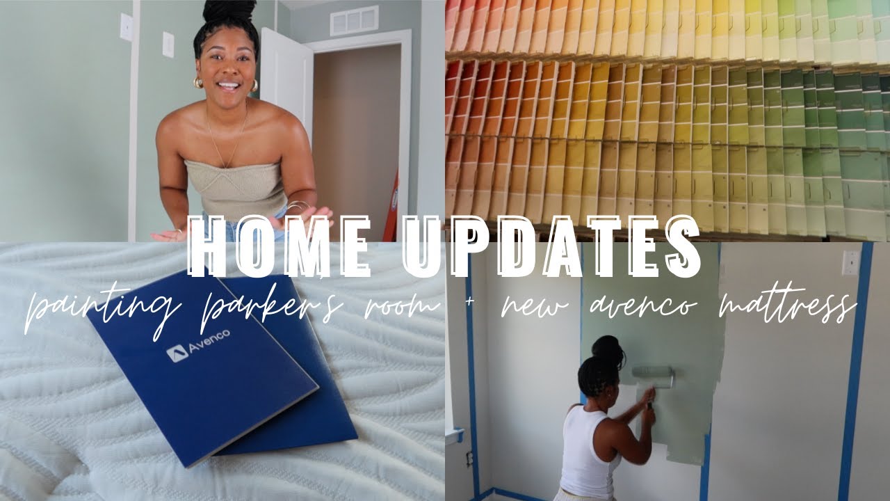 HOUSE TO HOME - HOME UPDATES: PAINTING SON'S ROOM + NEW AVENCO MATTRESS | Diam Jackson