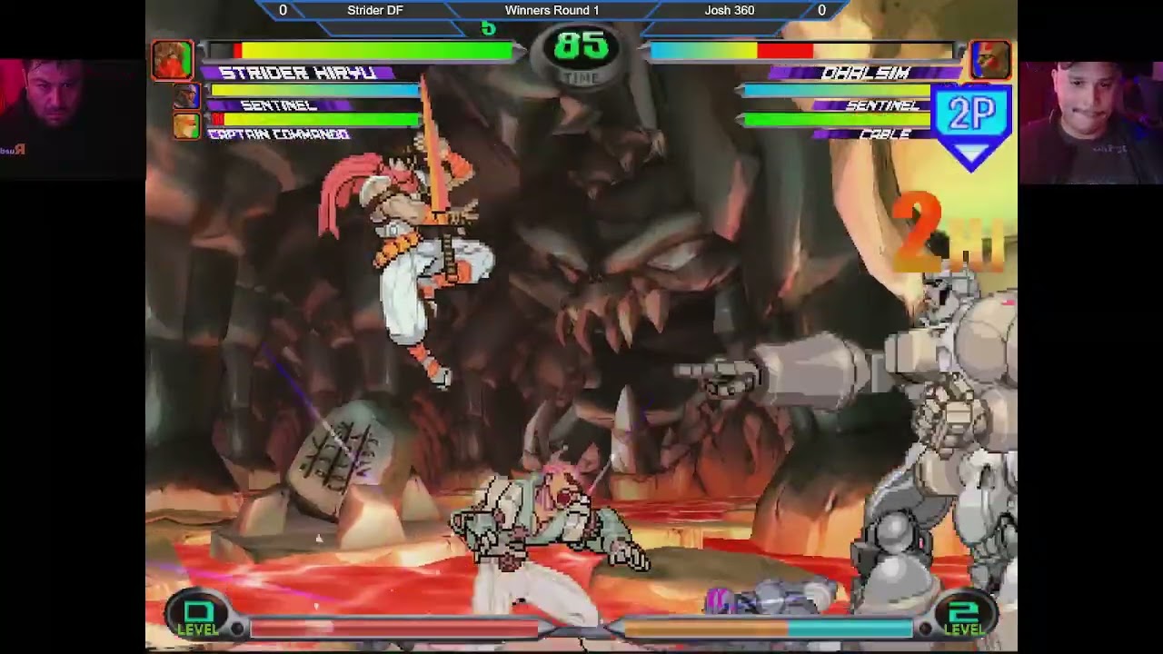 MvC2 (DCHDMI): CTD23 Casuals - Strider DF vs Josh 360 (Sim/Sent/Cable) FT10 .:2.28.26:.