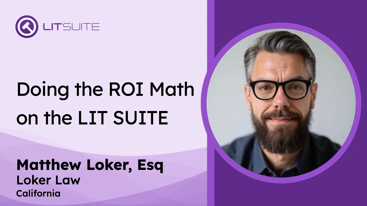 Doing the ROI Math on the LIT SUITE