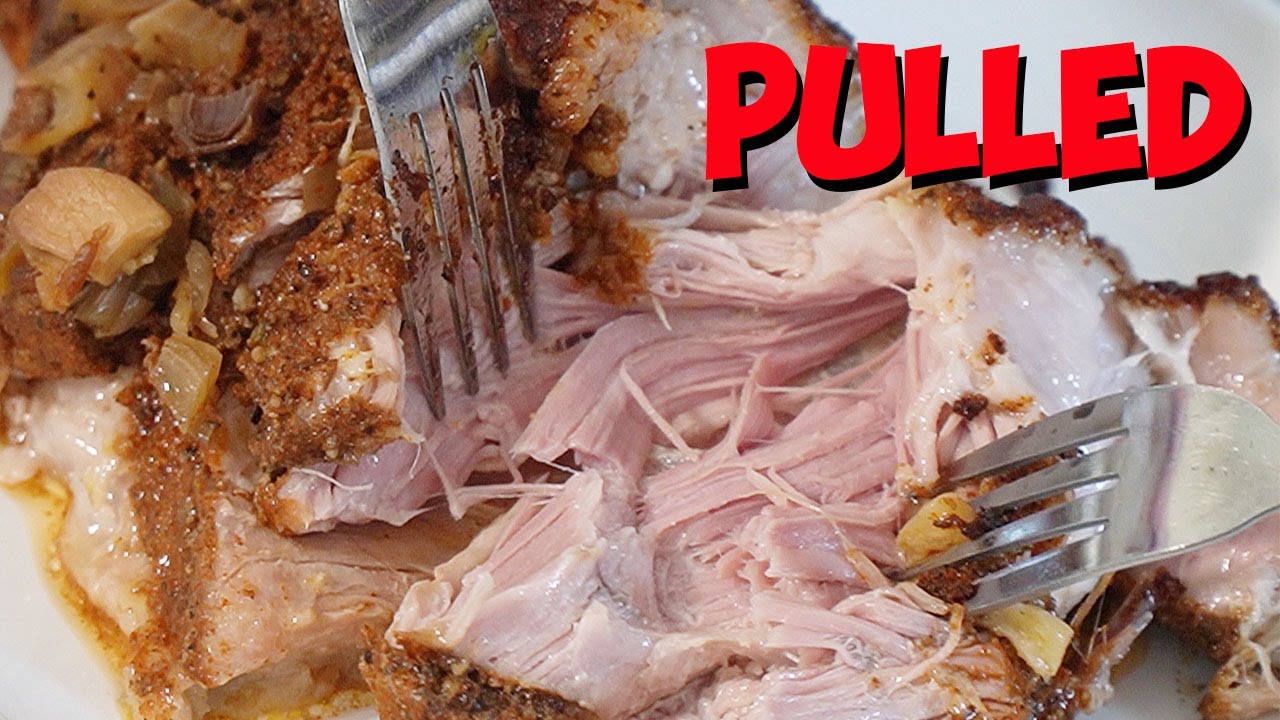 How to make the BEST and EASIEST slow cooker PULLED pork