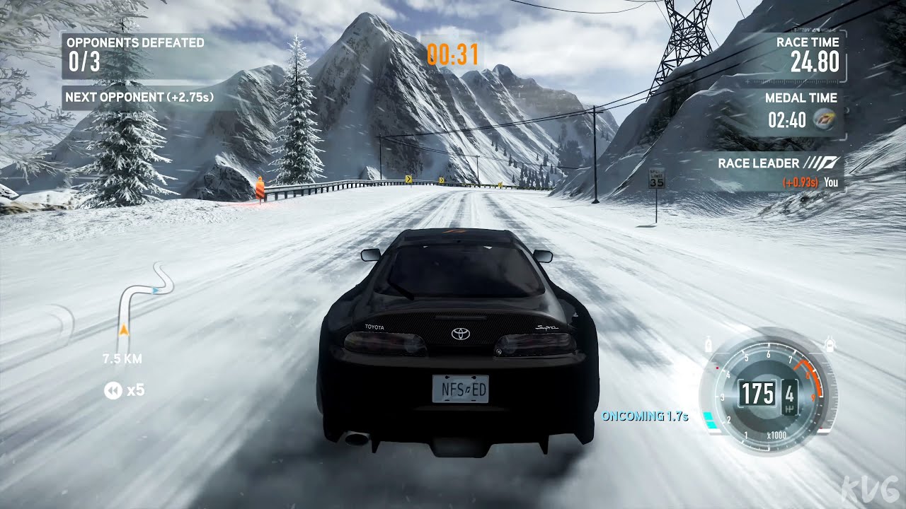 Need for Speed: The Run - Toyota Supra (NFS Edition) 1998 - Gameplay (PC UHD) [4K60FPS]