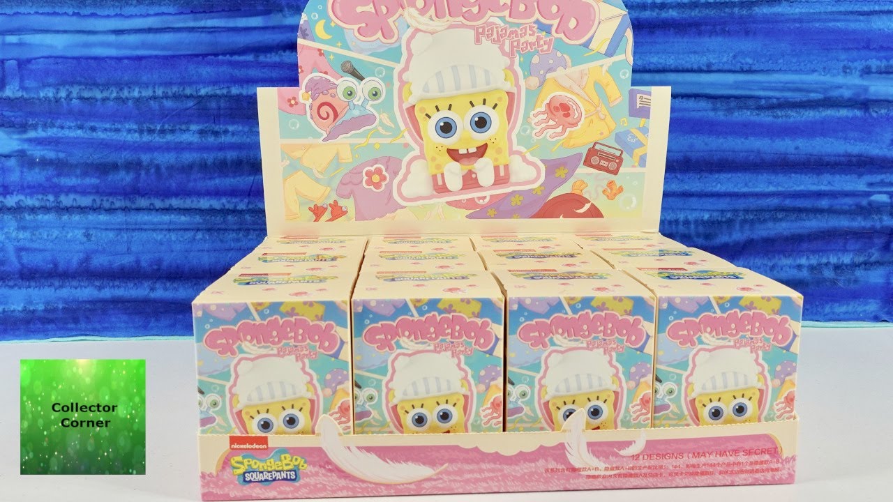 Распаковка коробки-пижамы Spongebob Squarepants в Pop Mart | CollectorCorner