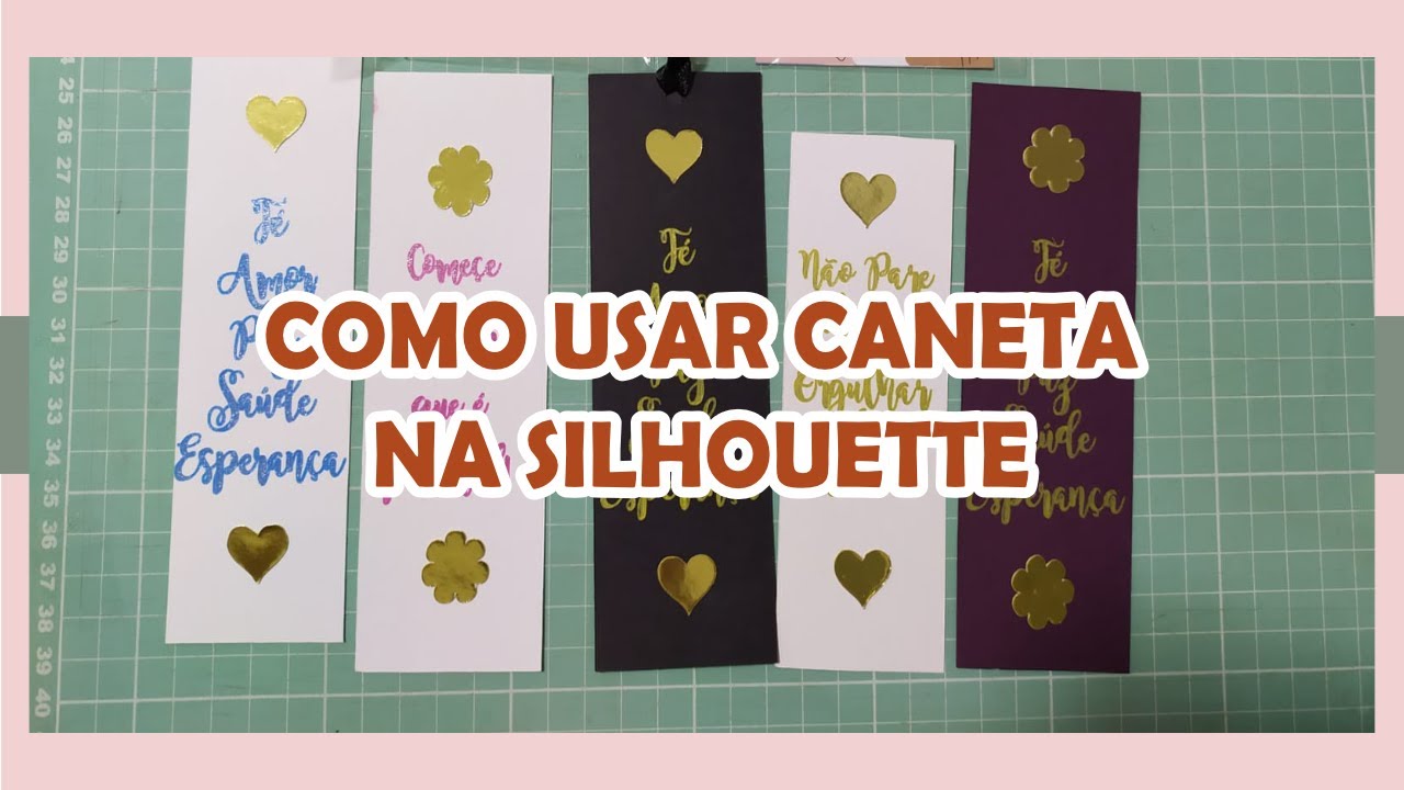 Como usar caneta na silhouette