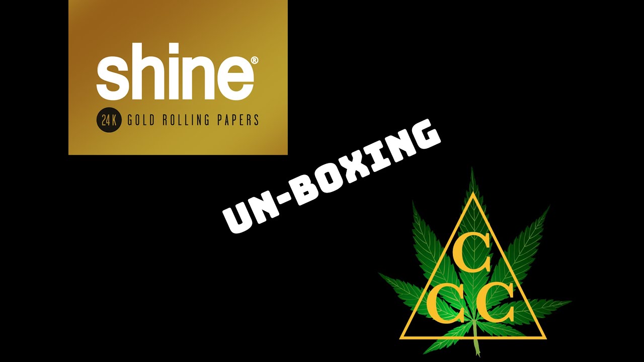 CCC Flavors PotCast Shine 24k Gold Rolling Papers Unboxing