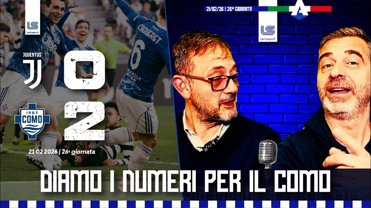 𝐉𝐔𝐕𝐄𝐍𝐓𝐔𝐒-𝐂𝐎𝐌𝐎 𝟎-𝟐 | Diamo i numeri per il Como!