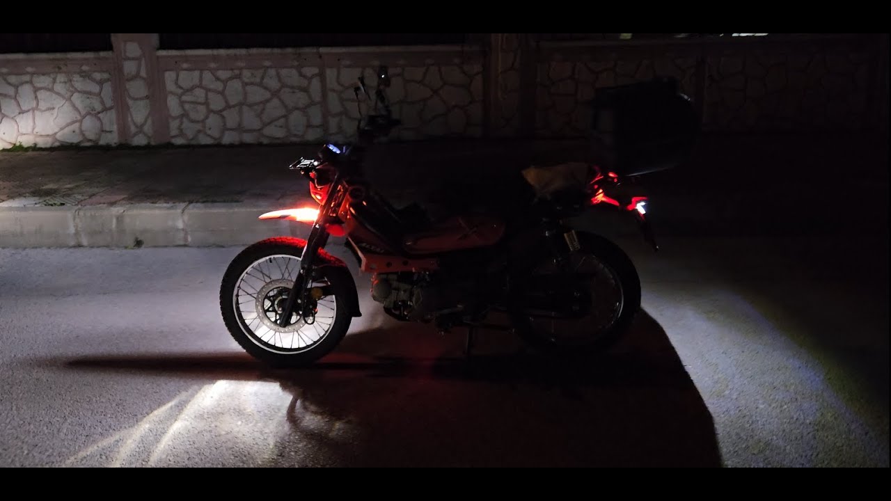 #Altai Tank X 125'in Karanlıkta Far ve Sinyal Performansı | 4K Video