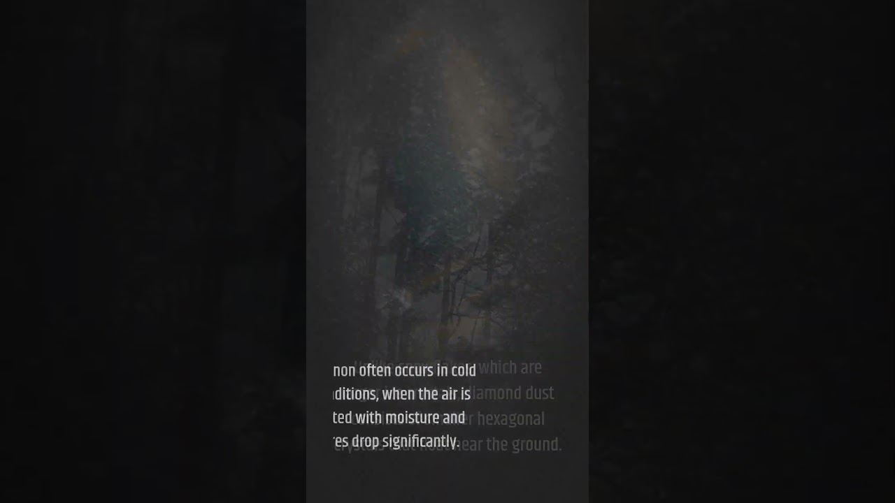 Exploring the Enchanting Beauty of Diamond Dust: A Winter Wonderland