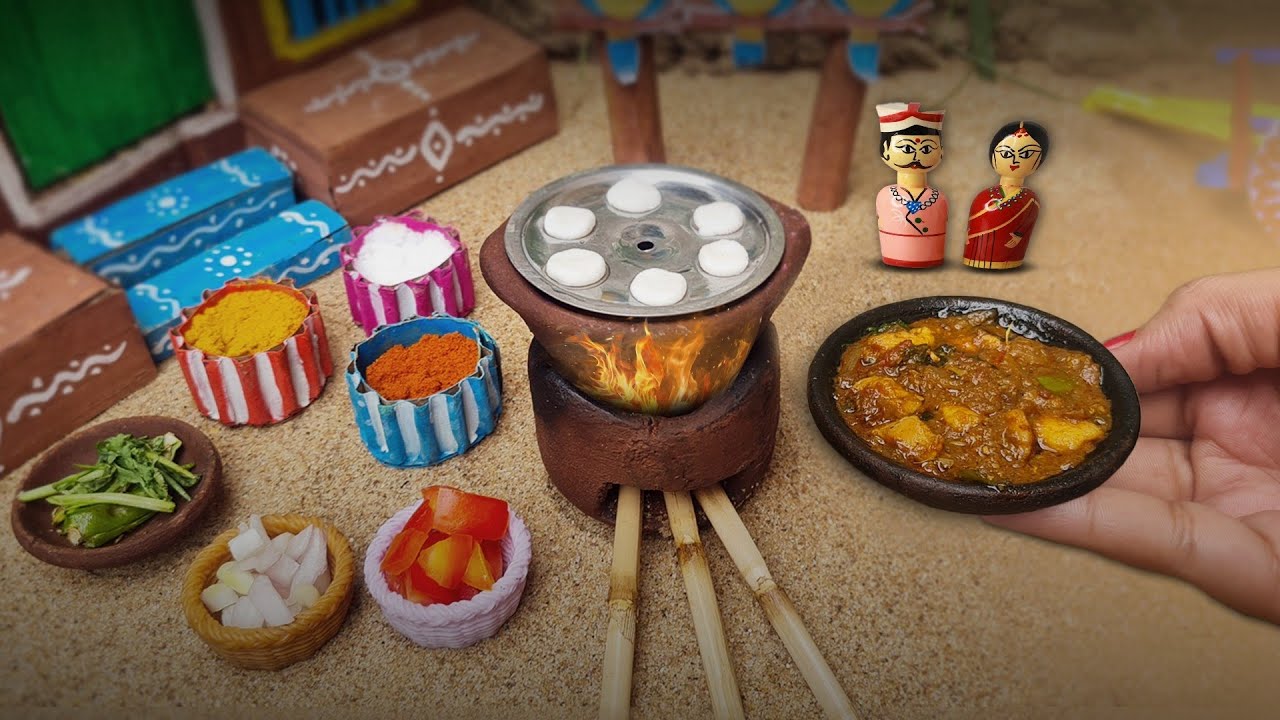 Chicken Curry Idli | Idli with Chicken Curry | Mini Cook