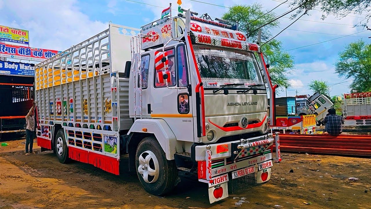 Ashok Leyland Truck 1915 He Modified// Sleeper Cabin Modified Body Work// 1915 Ashok leyland ecomet