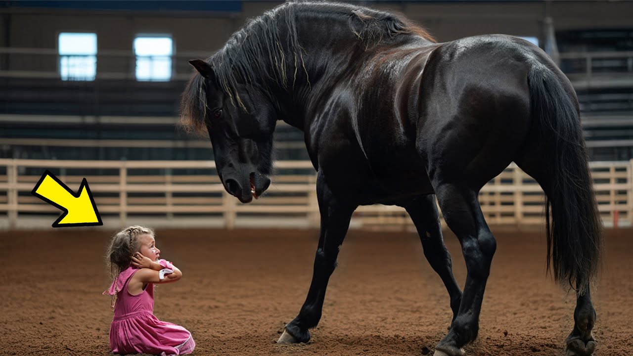 HOMEM RICO planejou que CAVALO FEROZ ferisse FILHA AUTISTA, mas o que aconteceu depois…