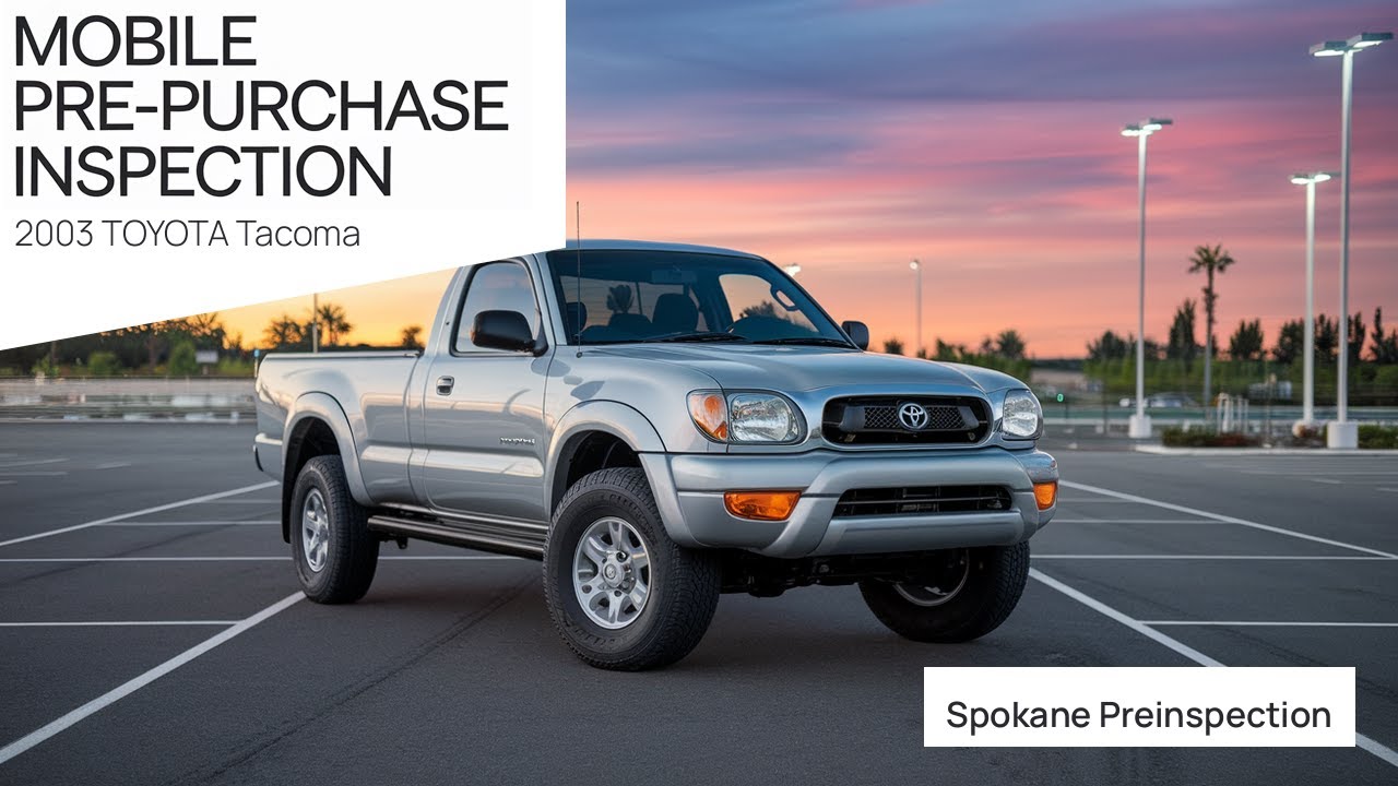 2003 TOYOTA Tacoma - Mobile Pre-Purchase Inspection Spokane WA - Spokane Preinspection