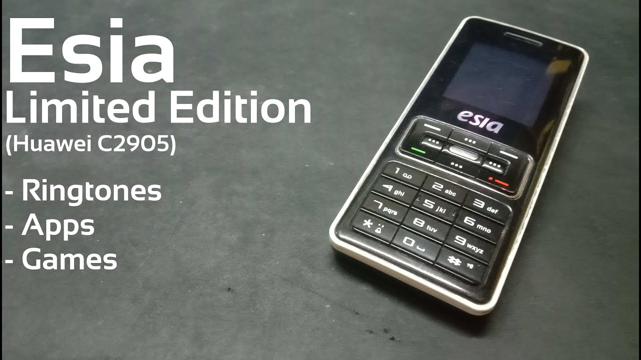 Esia Limited Edition / Huawei C2905 ringtones, apps, games