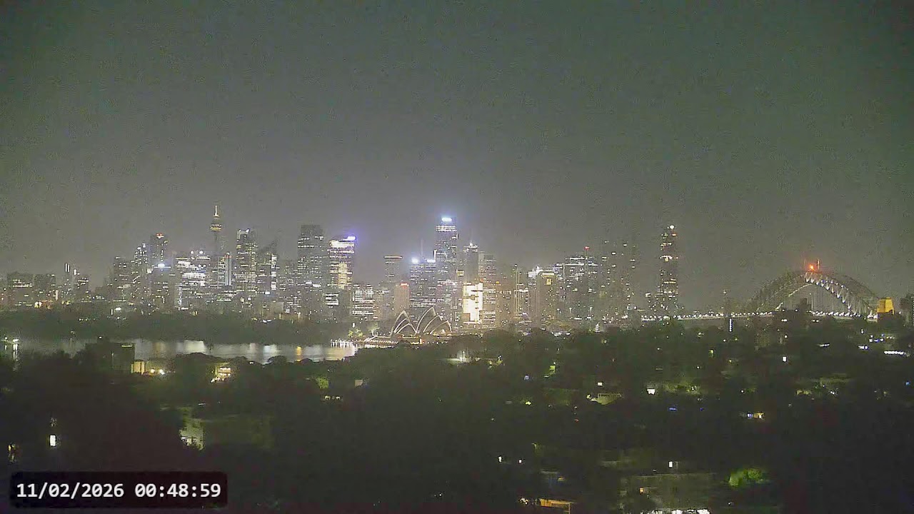 Sydney Australia Live 4K 60p HDR Ultrawide Webcam Stream