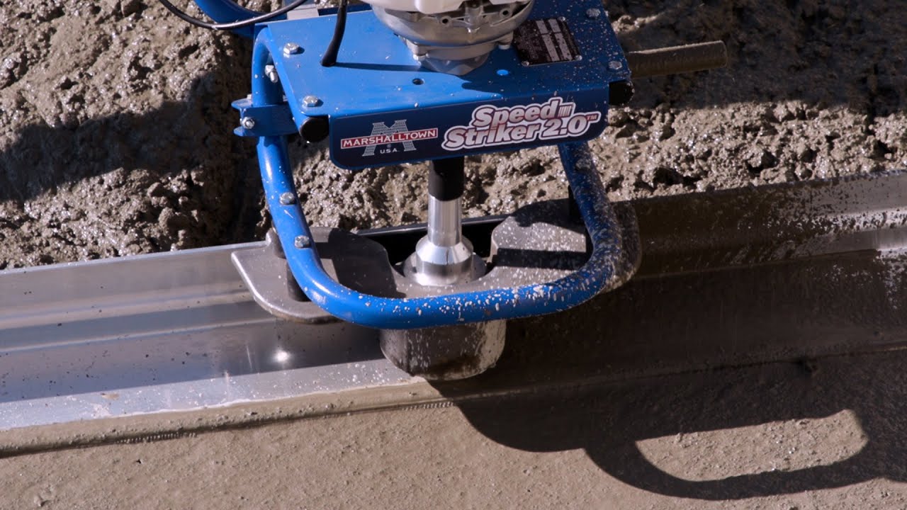 The New MARSHALLTOWN Speed Striker™ 2.0 Power Screed