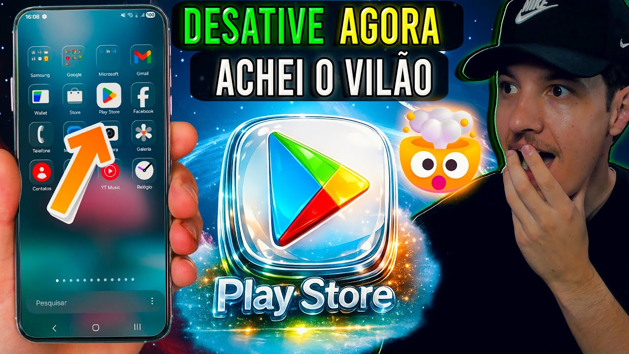 Desligue ISSO na PLAY STORE agora ou ele vai sugar sua internet e bateria⚠️