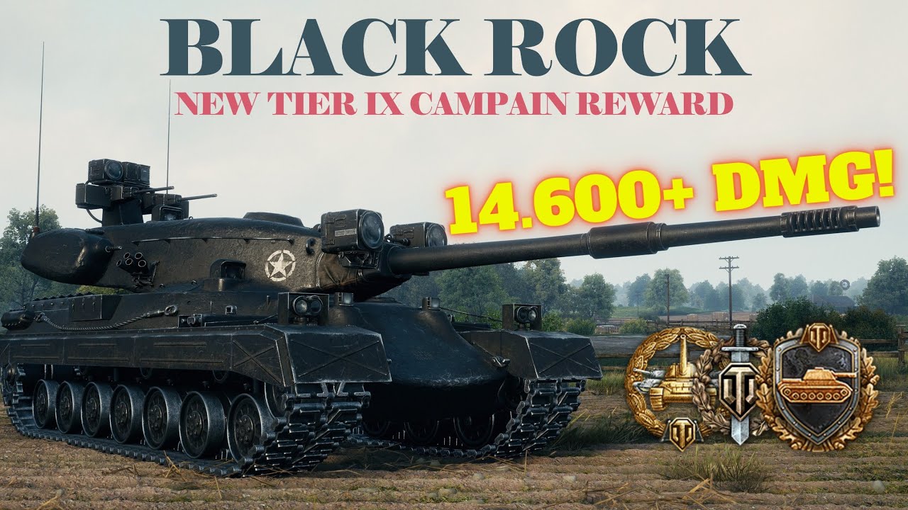 BLACK ROCK NEW DAMAGE RECORD 14.6K | EPIC CARRY | TIER IX WOT