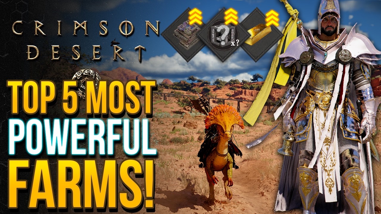 Crimson Desert - Don't Skip The 10 Most Powerful Farms! Infinite XP, Abyss Artifacts & More